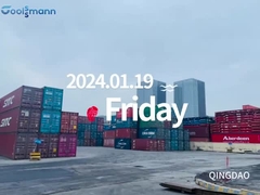 zamrażarki handlowe w trakcie załadunku