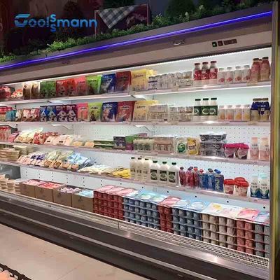 800L Multideck Open Chiller Supermarket Regulowane warstwy Wyświetlacz warzyw